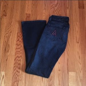 7 for All Mankind PINK “A” pocket jeans boot cut